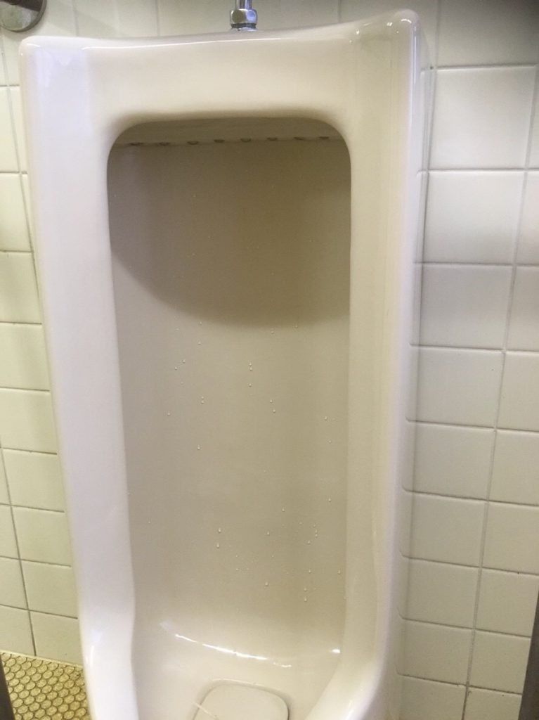 トイレ尿石の除去清掃+特殊コート 洗剤・清掃・リペア・リフォームはマセケミカル